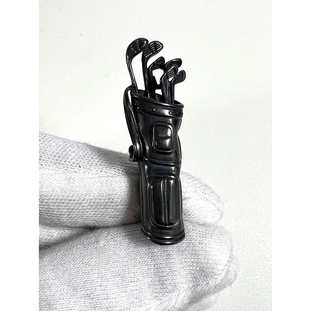 Vintage Beau Sterling Golf Bag Brooch Pin Sterling Silver Sports Jewelry Collect
